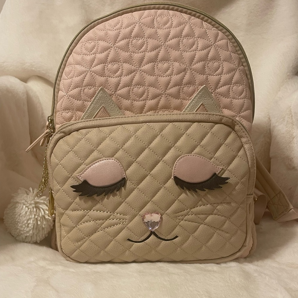Large Betsy Johnson cat backpack